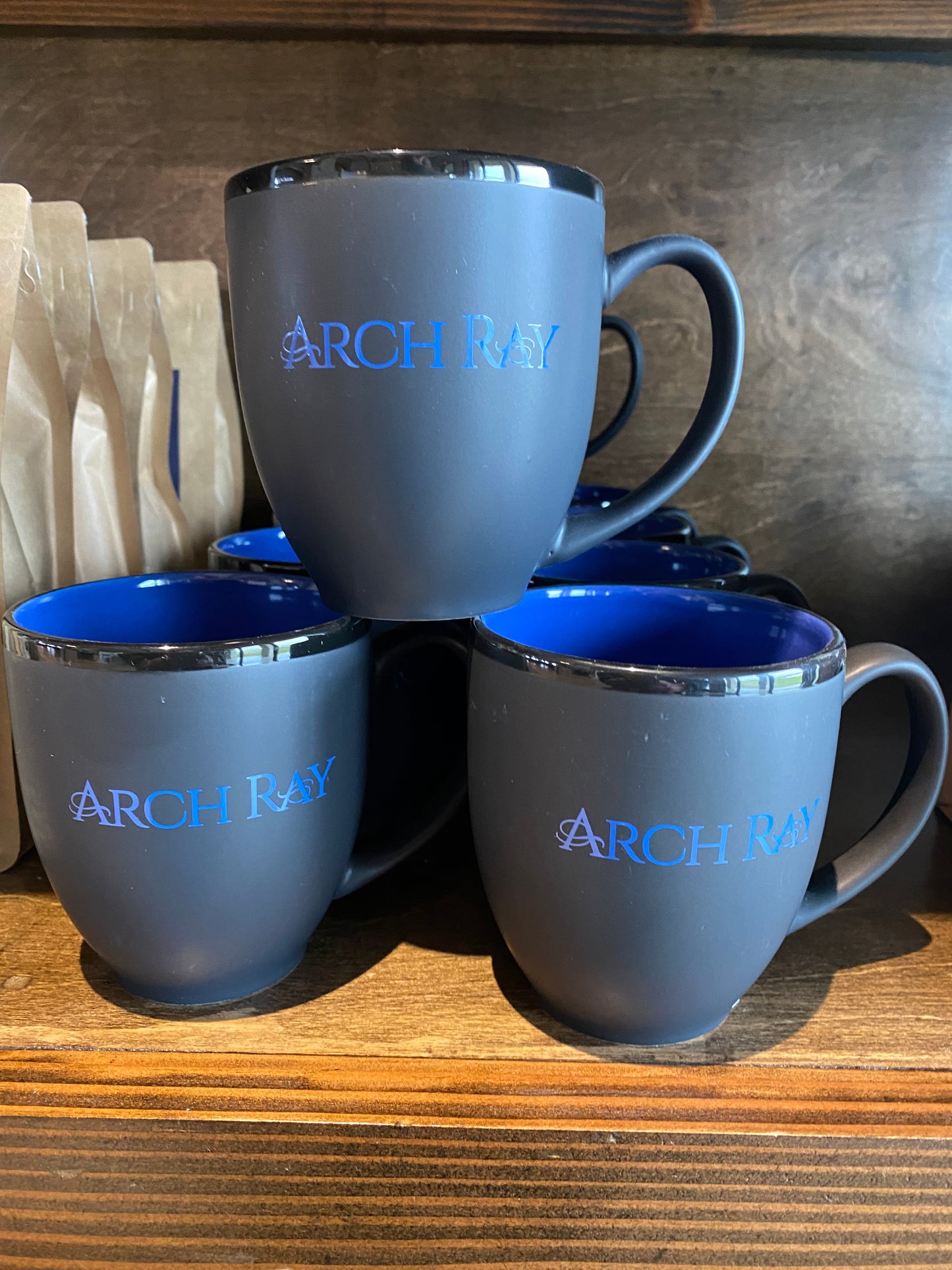 Coffee Cup-AR Ceramic Black & Blue