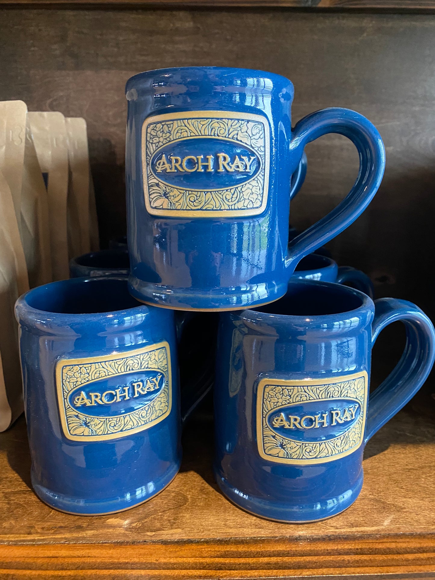 Coffee Mug-AR Pottery Blue